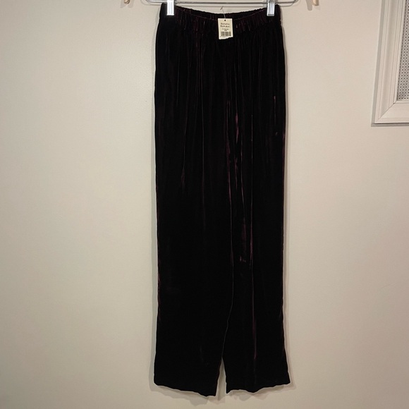 NWT Deadstock Banana Republic Velvet Pleated Trouser size 6 Vintage Brand new - Picture 1 of 5